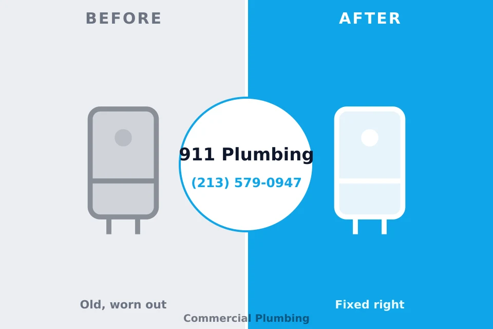 Before and after: plumbing company North Sioux City, SD